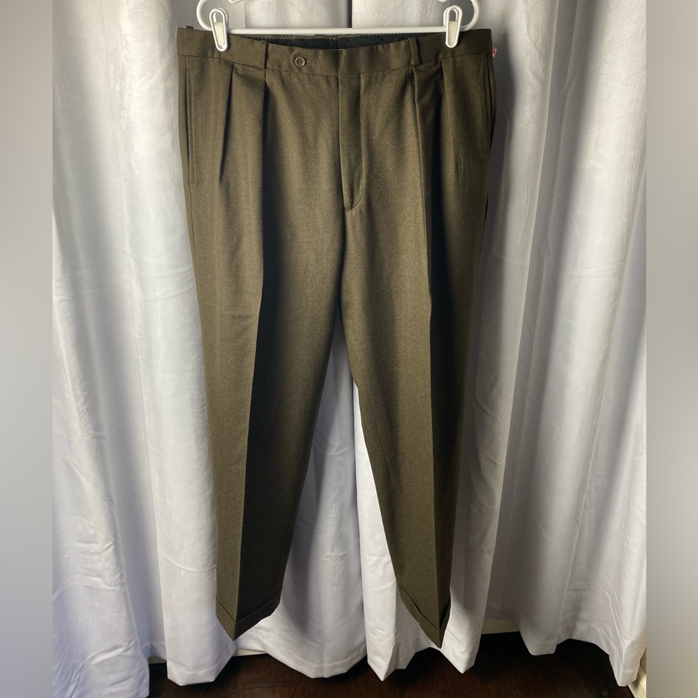 Custom made wool dress pant.